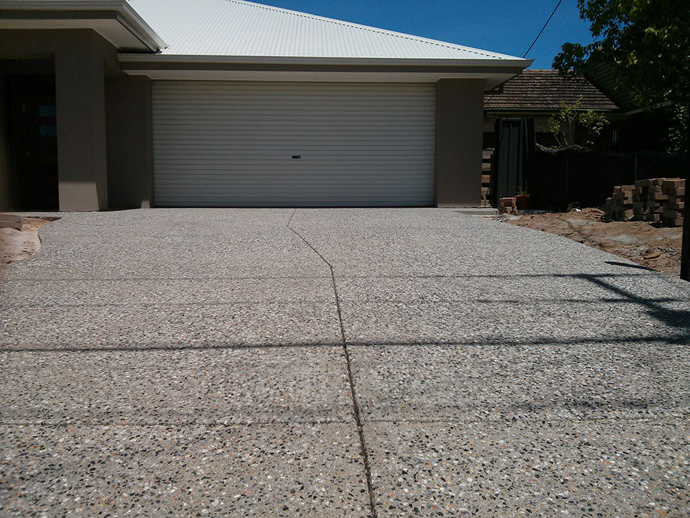 Exposed Aggregate - Grey Stone